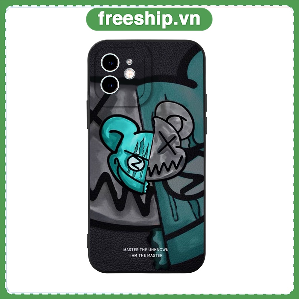 Ốp lưng điện thoại iphone chống bẩn nam ngầu màu đen bảo vệ camera cho ip 6/6s/7/8/X/XS/11/12/13/14 Pro Plus Max