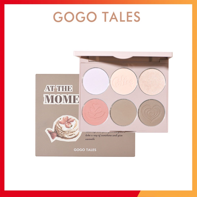 Bảng Phấn Mắt Gogotales 6 Ô Chính Hãng Nội Địa GT445