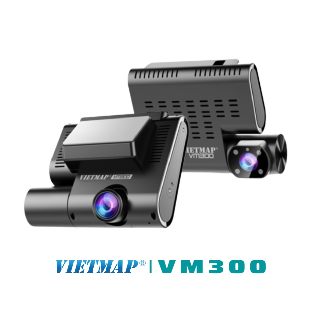 Camera Hành Trình Vietmap VM300 - Tặng Kèm Code Bản Quyền 1 Năm Vietmap Live Pro
