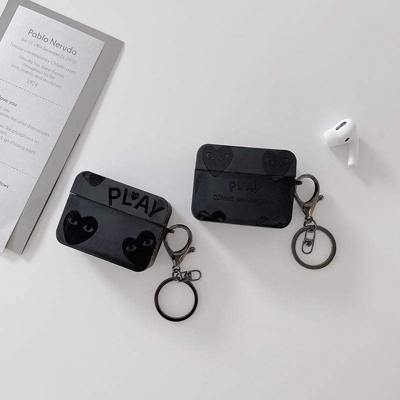 Vỏ Bảo Vệ Hộp Sạc Tai nghe không dây airpods 1 / 2 / 3Nd airpods pro2 Bằng tpu Hình Khối Rubik