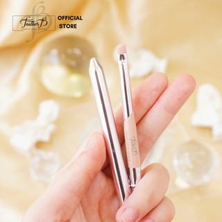 Cọ môi vát xéo Feather B có nắp đi kèm