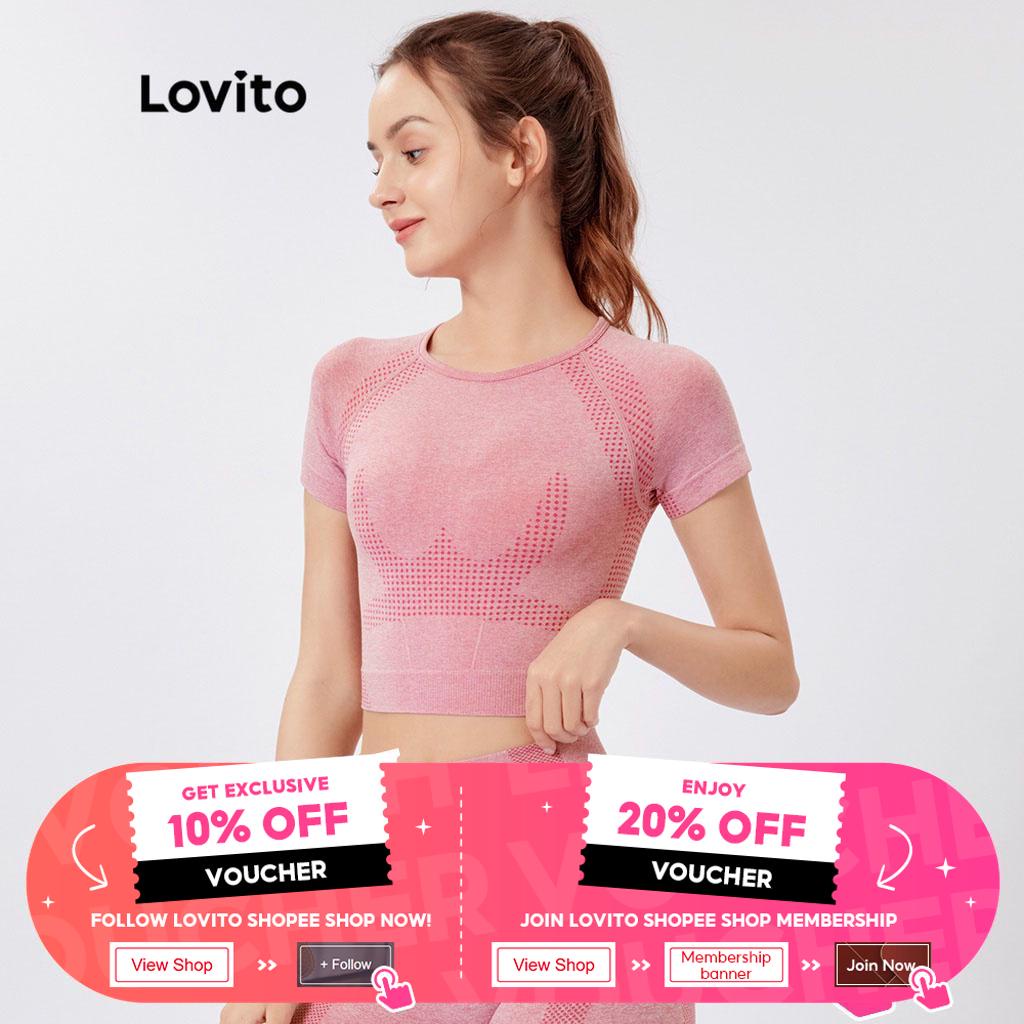 Áo Crop Top Thể Thao Ôm Dáng Co Giãn Thoáng Khí Màu Xám / Hồng / Tím / Đen L26AD028