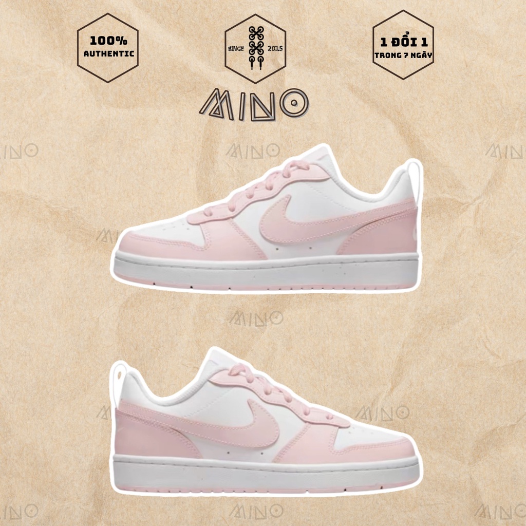 Giày Nike Court Borough 2 SE White Pink Foam