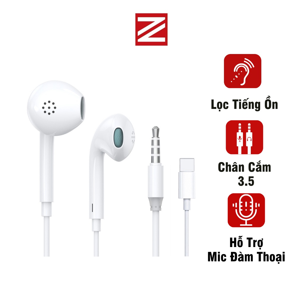 Tai nghe bluetooth nhét tai chống ồn có dây chính hãng ZUZG E04