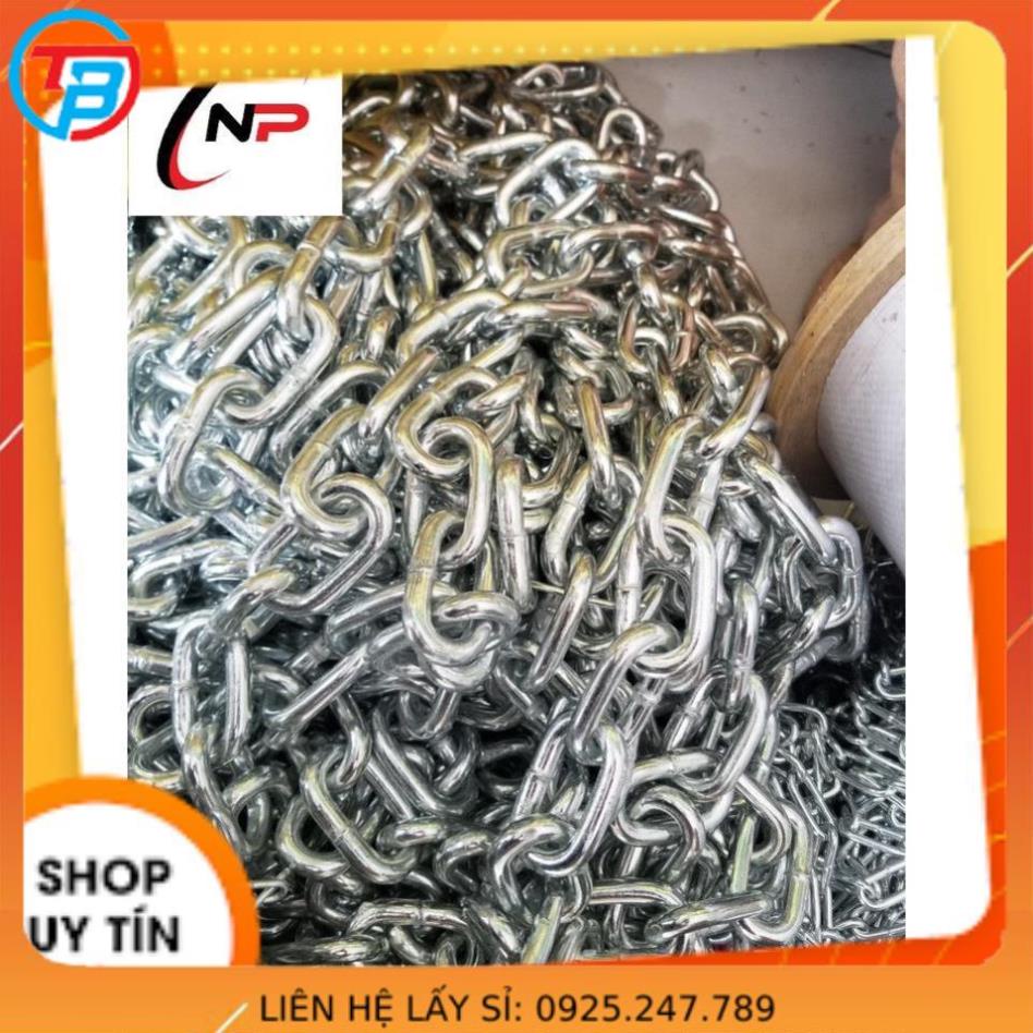 Dây Xích Sắt Mạ Kẽm 4mm(li).Sử dụng cho gia đình,công trình và xí nghiệp.Kimkhinhatphat
