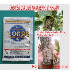 COC 85WP – THUỐC DIỆT TRỪ NẤM BỆNH CHO CÂY TRỒNG (GÓI 20G)
