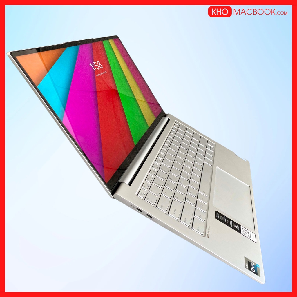 Laptop Lenovo Slim 7i Core i7-1260P l RAM 16G l SSD 512G l Màn 14" 2,8K IPS   Đẹp 99%.