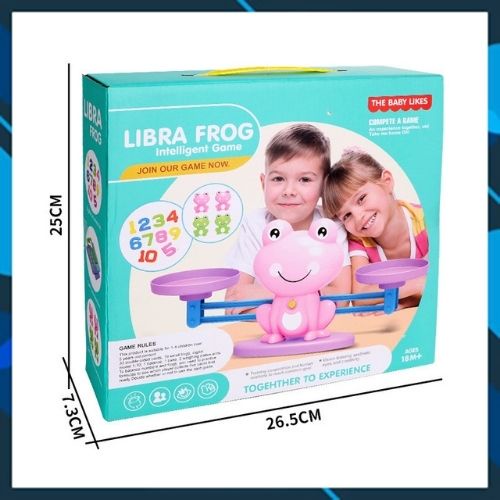 Đồ Chơi Giáo Dục Toán Học Cho Trẻ Em Ếch Cân Bằng Trọng Lượng Hỗ Trợ Học Toán Và Phép Tính Hiệu Quả A1