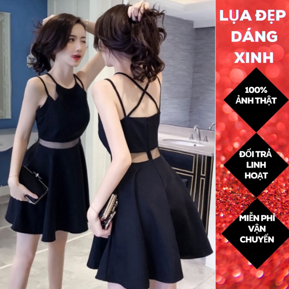 (Fom: <55kg) Phong Cách 2022 Mới Của Phụ Nữ Sexy Phiên Bản Hàn Quốc Váy Ngắn Kiểu Cách Hở Lưng Mảnh Mai JL29