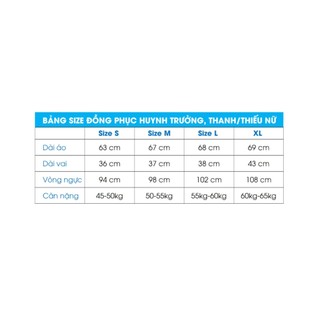Áo trại phục thanh thiếu nữ GĐPT