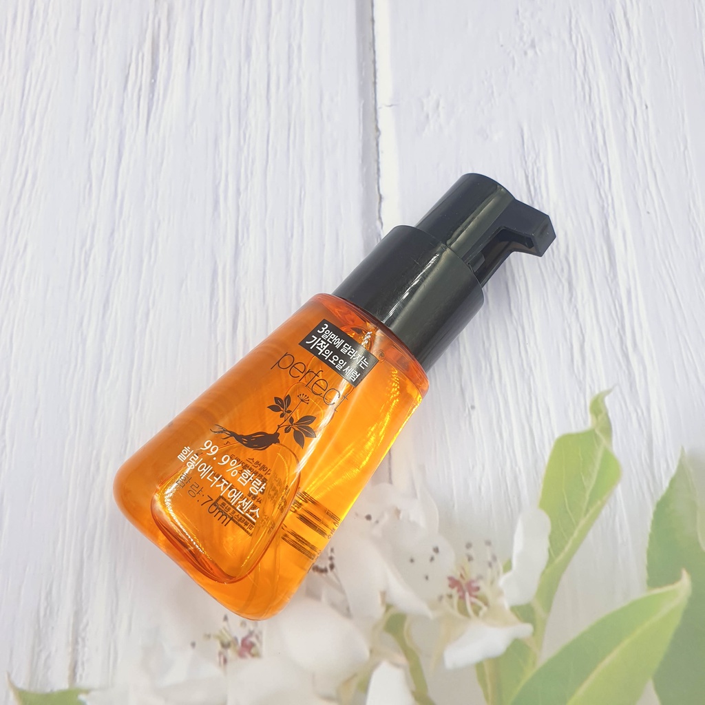 Tinh dầu dưỡng tóc uốn Perfect 80ml chính hãng giữ nếp bóng mượt