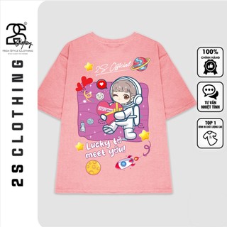 [XẢ NGHỈ BÁN] Áo Thun Nữ Tay Lỡ 2s Clothing Áo Phông Genz Unisex Nam Nữ Cotton Oversize Form Rộng Giá Rẻ BL2016