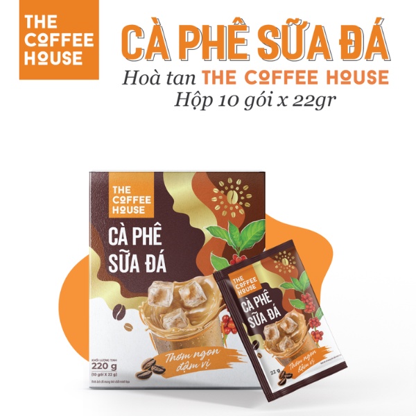 Combo 3 Hộp Cà Phê Sữa Đá Hòa Tan The Coffee House ☕  - HSD 01.2024