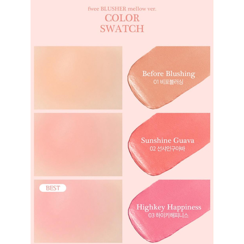 Má hồng FWEE Mellow