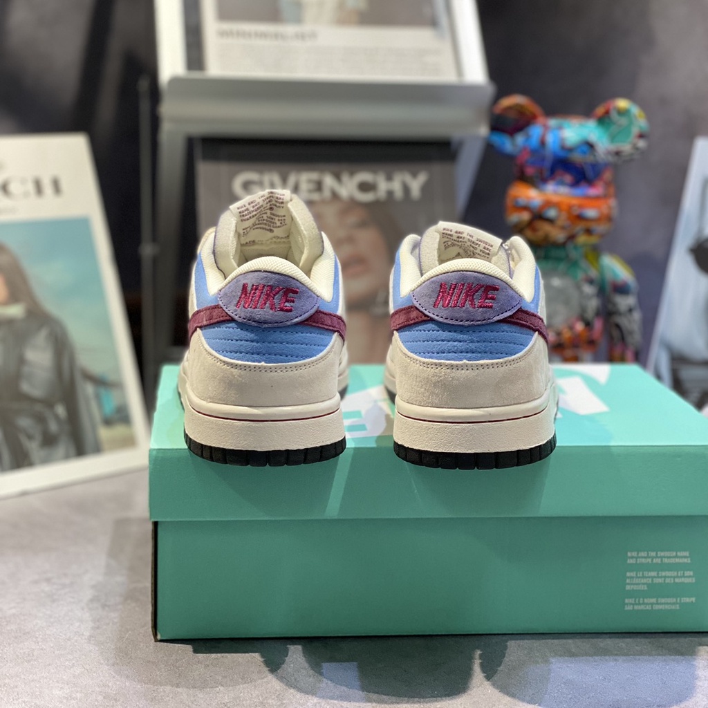 Giày thể thao Ni.ke SB Dunk Low Otomo Kem Siêu Cấp, Giày Otomo Nỉ Dunk Xám Tím bản mới