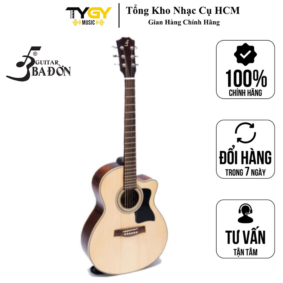 Đàn Guitar Acoustic Ba Đờn J150 Chính Hãng - Tặng Kèm Bao Đàn, Capo,Pick, Ty Chỉnh Cần