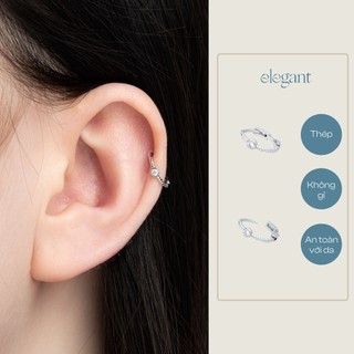 Khuyên vòng mảnh ring hoop earing elegant