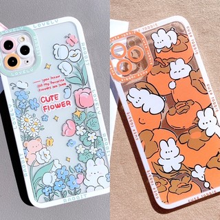 Ốp Lưng Silicon Chống Sốc Viền Nổi Iphone/Andorid Cutee Flower