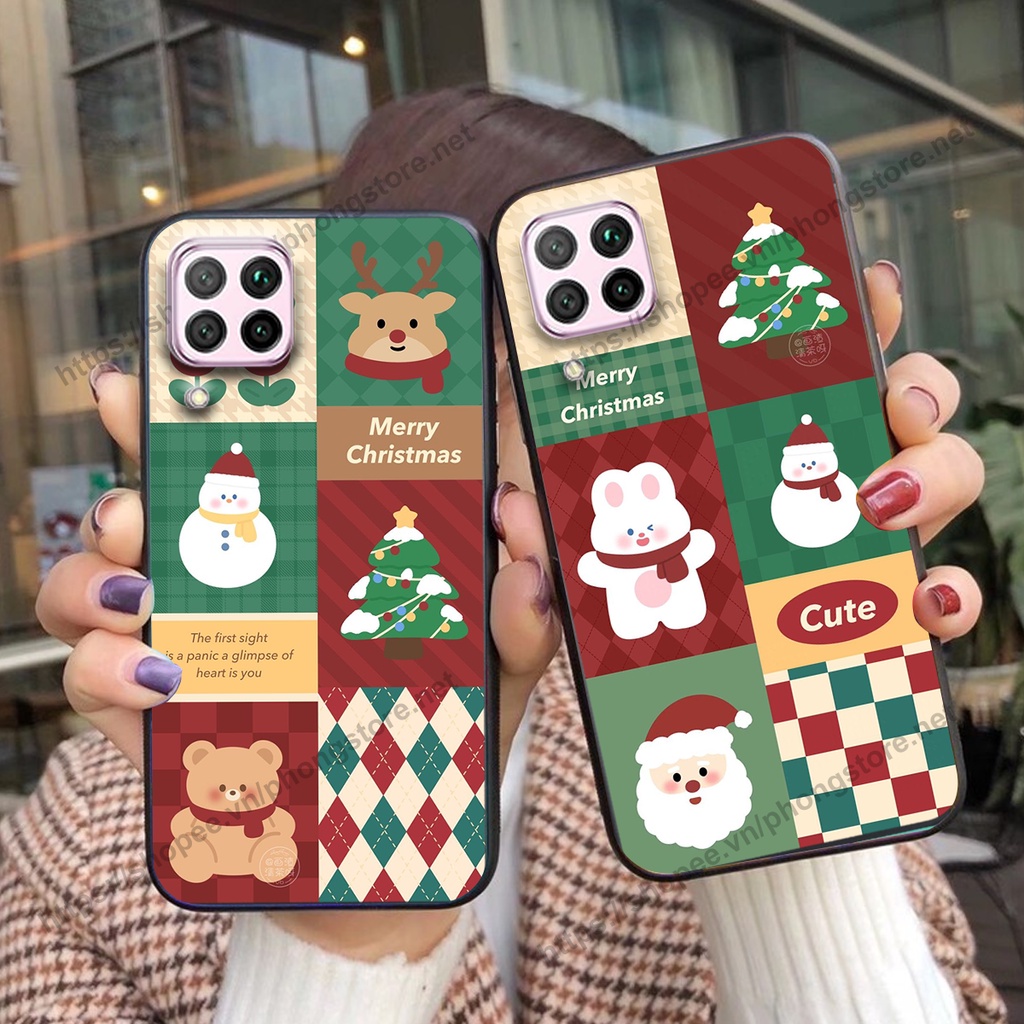 Ốp lưng Huawei Nova 7i gấu hoạt tiết hoạt hình giá rẻ cute