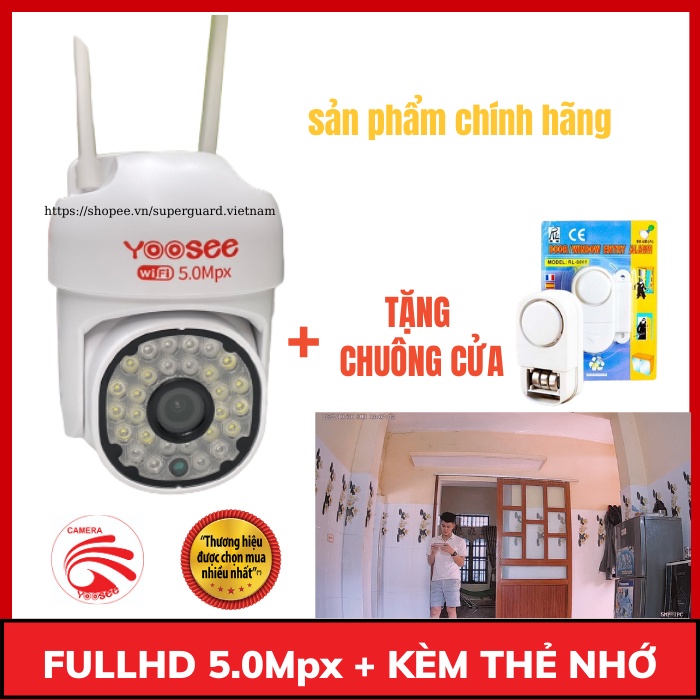 Camera PTZ Mini Yoosee FullHD 2.0Mpx Quay quét 360