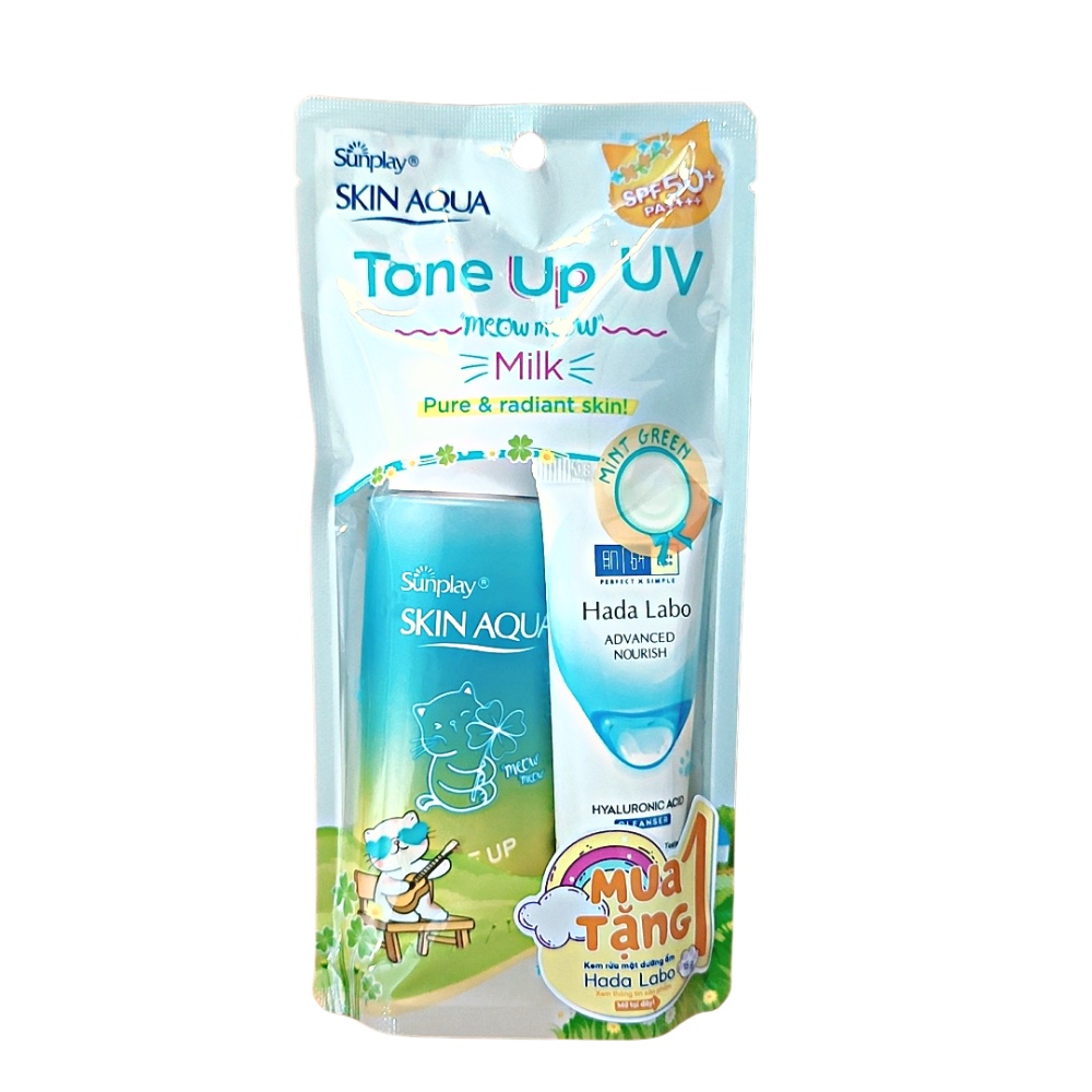 Kem chống nắng Rhoto Skin Aqua Tone Up UV Essence SPF50+, PA++++ 80g