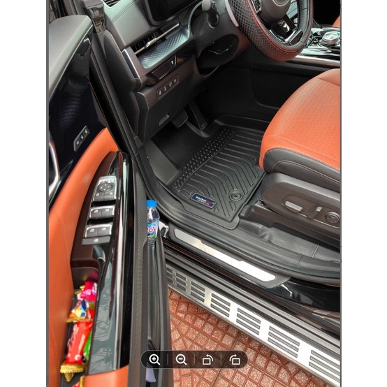 Thảm lót sàn ô tô xe Kia Carnival 2022 (sd) nhãn hiệu Macsim- 3 hàng ghế chất liệu tpe loại cao cấp (bản 7 chỗ)