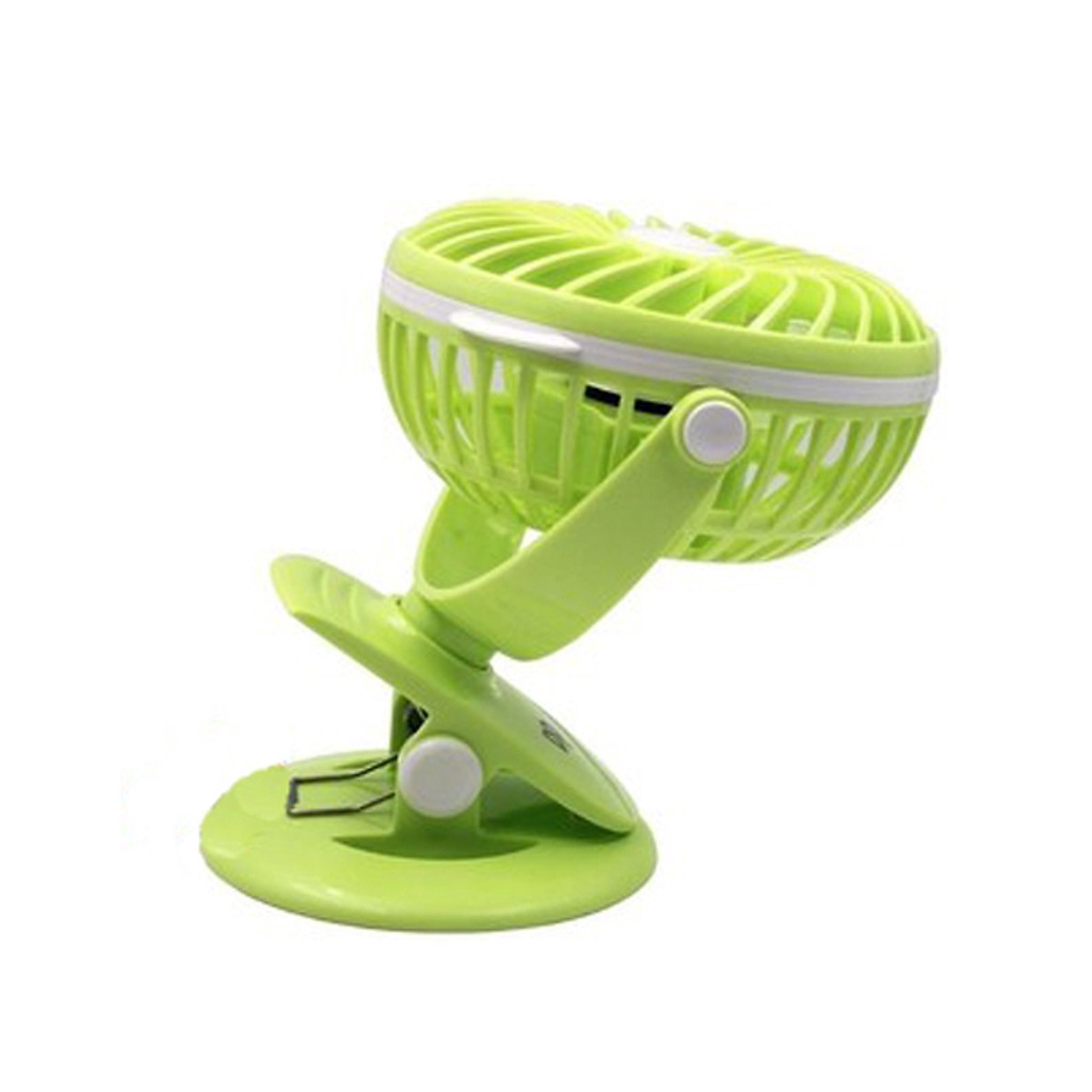 Quạt sạc pin kẹp bàn DP 7608 siêu mát pin lâu