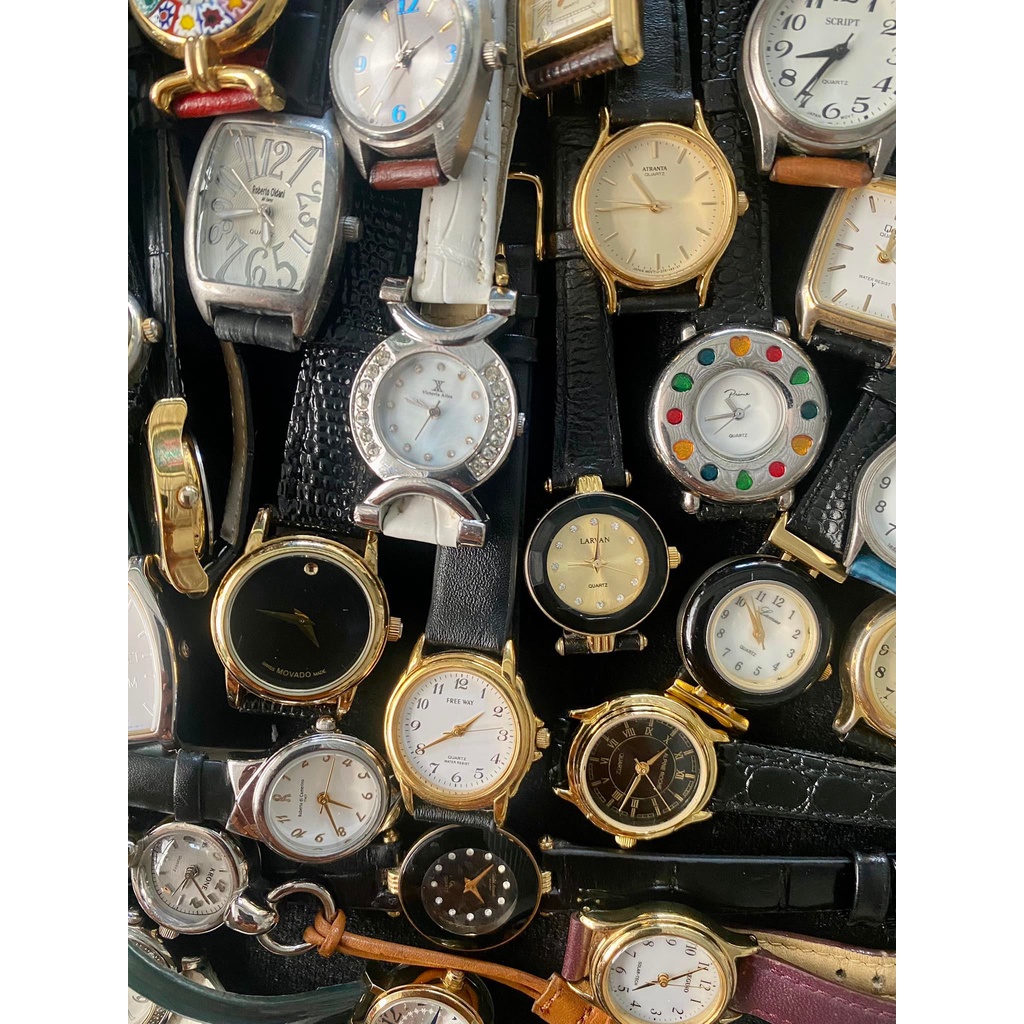 Đồng hồ nữ dây da size mini cho nữ tay nhỏ, vừa, hàng bãi Nhật cái nào cũng xinh xinh