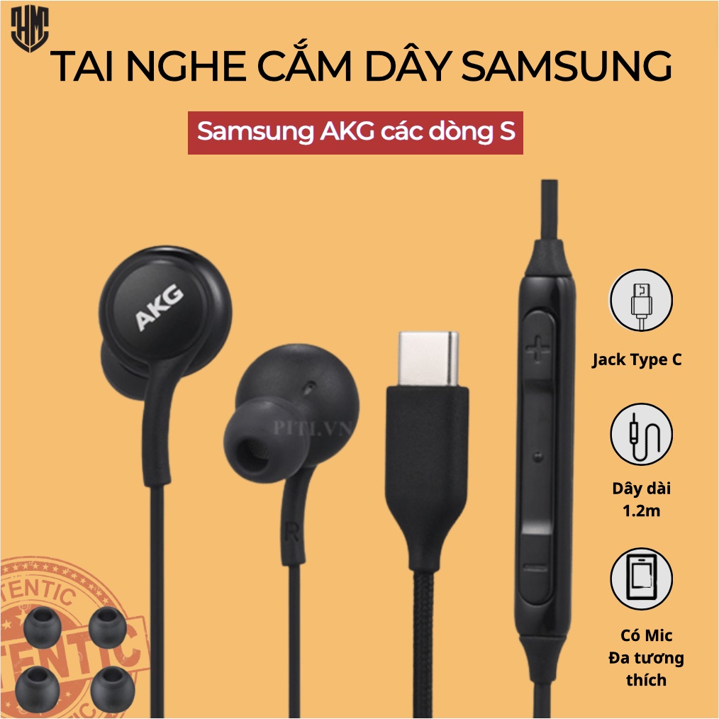 [Mã BMLT35] Tai nghe AKG Samsung Galaxy S20 S21, S20 S21FE, S22, S23 (Jack Type C) - Hàng Chính Hãng
