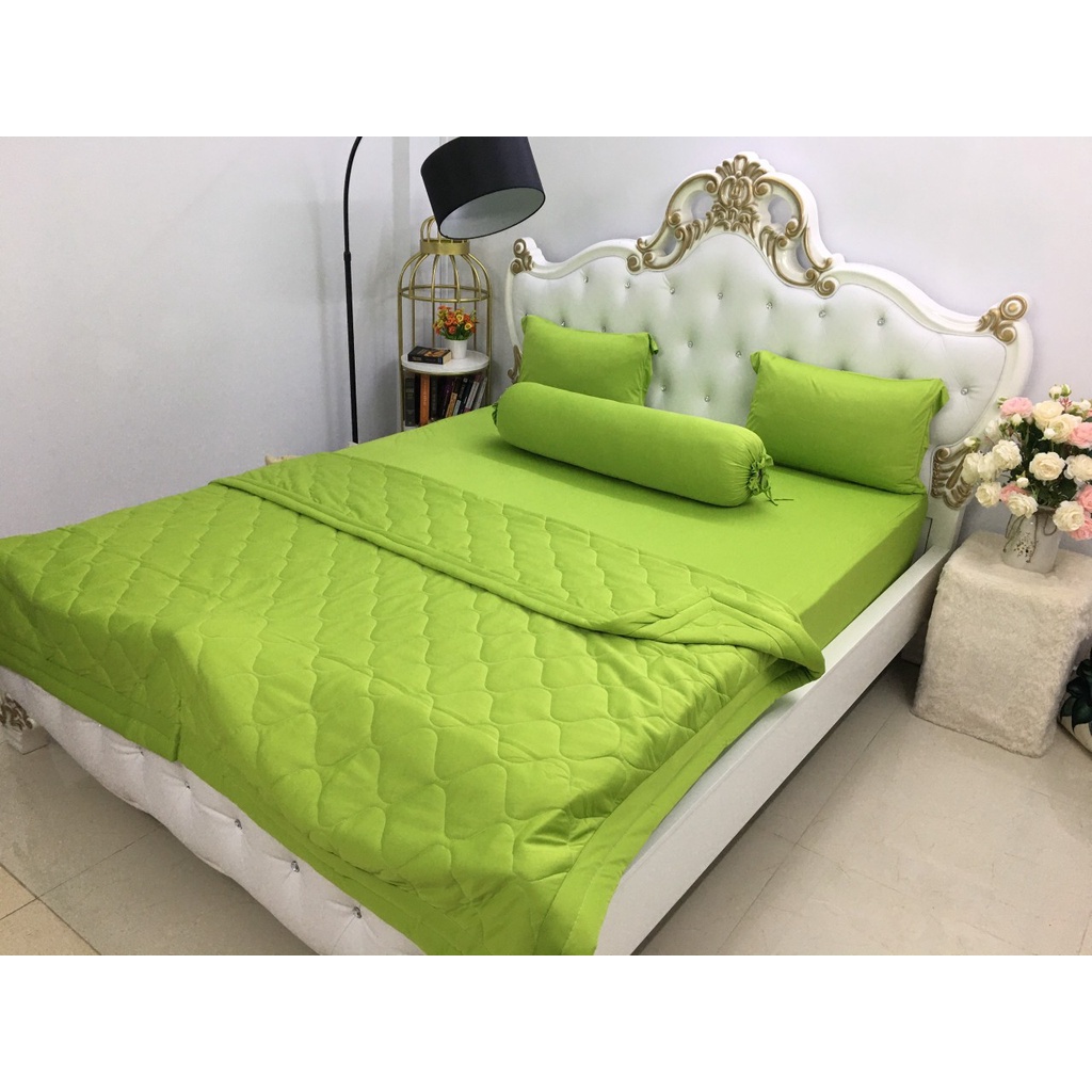 Bộ Drap thun Hàn Quốc loại 1 có mền 5 món