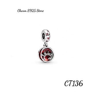 Charm pan ale treo mickey bạc s925 thuần khiết hàng cao cấp