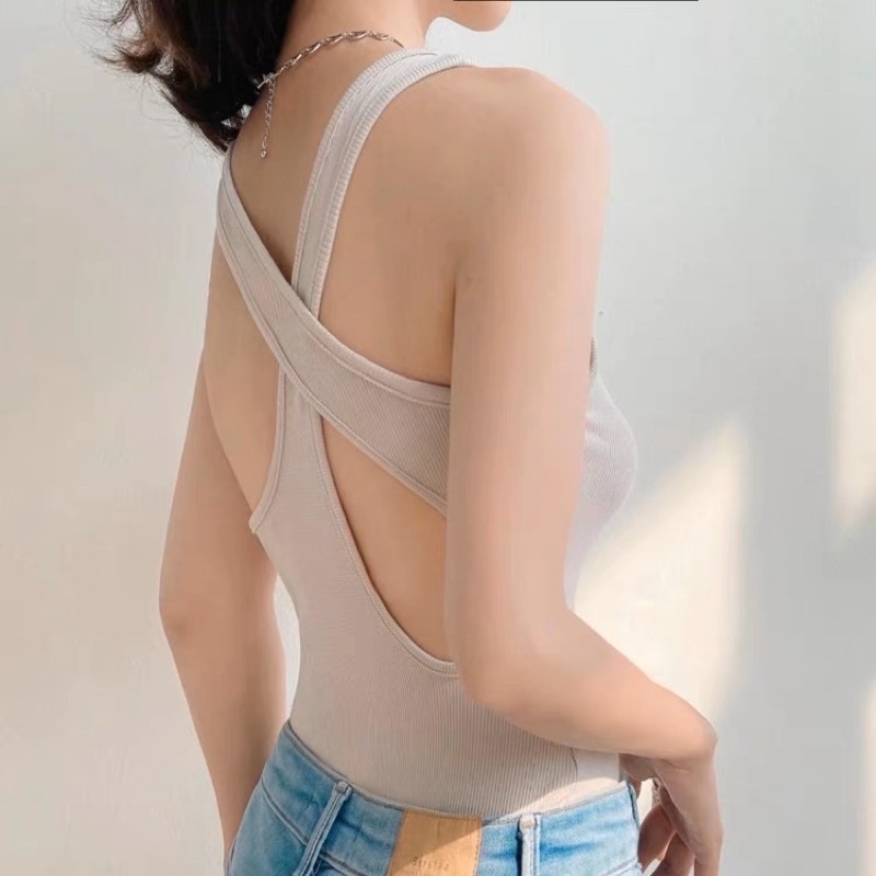Bodysuit ba lỗ sát nách nữ | BigBuy360 - bigbuy360.vn