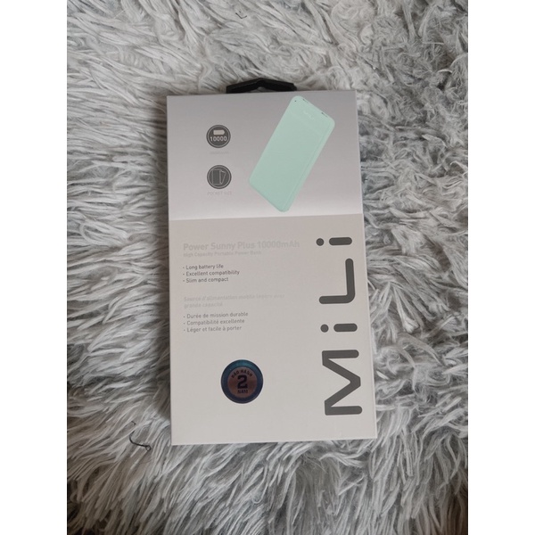 Sạc dự phòng MiLi Power Sunny Plus 10,000mAh/3.7V - HB-N10 - Hàng Chính Hãng