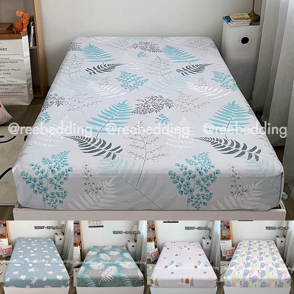Ga giường lẻ Tencel Microfiber REE Bedding đủ size nệm (1 ga giường)