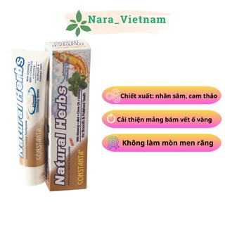Kem đánh răng thảo dược Constanta Herbal Toothpaste giúp loại bỏ mảng bám và làm trắng răng hiệu quả 120g