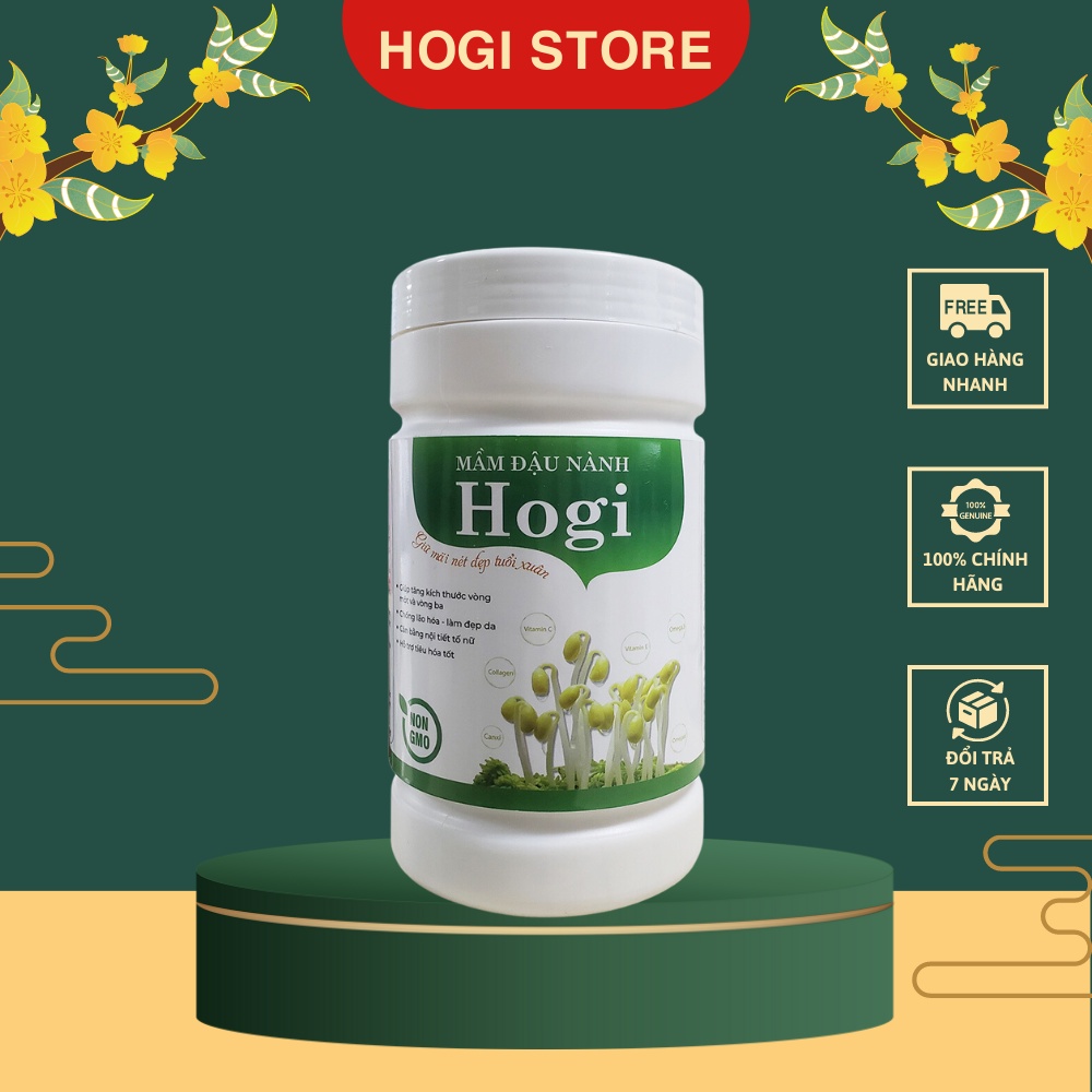 Mầm Đậu Nành Hogi Chống Lão Hoá Đẹp Da Hộp 400g