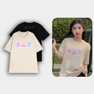 Love dive tee - áo thun ive unisex oversize 3 màu be/đen/trắng
