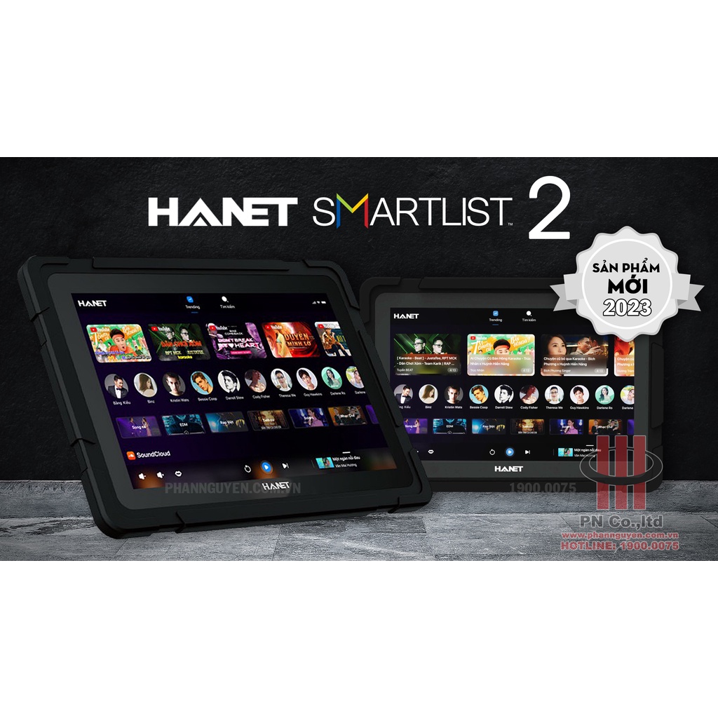 Máy tính bảng chọn bài hát cho đầu karaoke Hanet PlayX Pro/BeatX Pro (Hàng chính hãng, mới 100%) phiên bản 2023