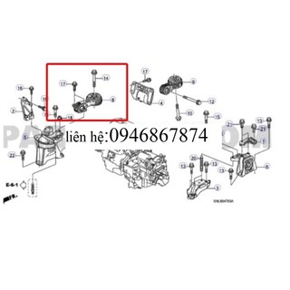 Chân giằng đầu cam/ chân giằng máy honda civic 2.0 2006 - 2010
