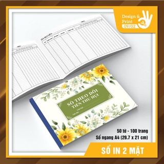 Sổ theo dõi thu hụi - in 2 mặt a4 ngang