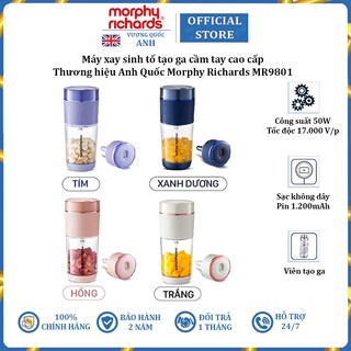 Máy xay sinh tố tạo ga cầm tay Morphy Richards MR9801 - Hàng Chính Hãng (Bảo hành 24 tháng)