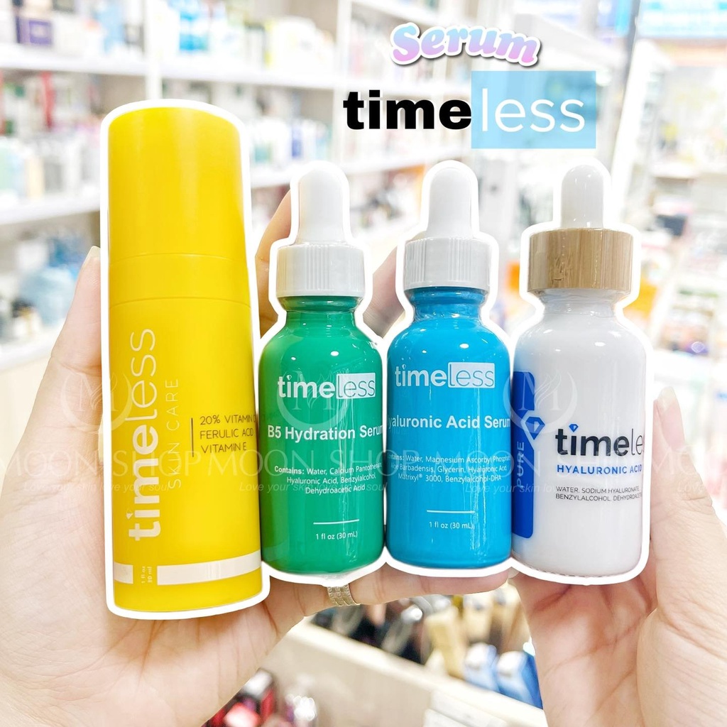 SERUM TIMELESS ĐỦ DÒNG