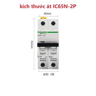 Aptomat schneider MCB 2P 10A~63A iC65N