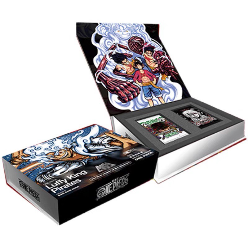 Pack thẻ nhân phẩm One Piece fullbox ver22 map vàng, Luffy nika hàng có sẵn