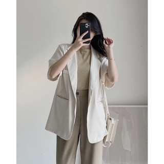 A075 Áo blazer cộc tay AUDREY
