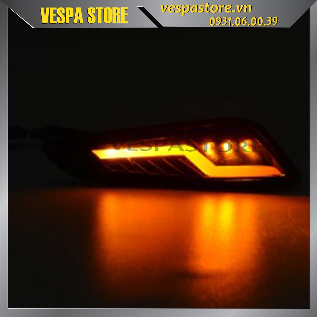 BỘ XI NHAN LED TUN TRƯỚC SAU XE VESPA SPRINT - PRIMAVERA TIA SÉT ĐỘC LẠ