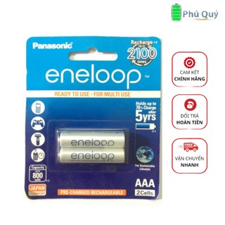 Pin sạc aaa eneloop panasonic bk-4mcce/2b vỉ 2 viên