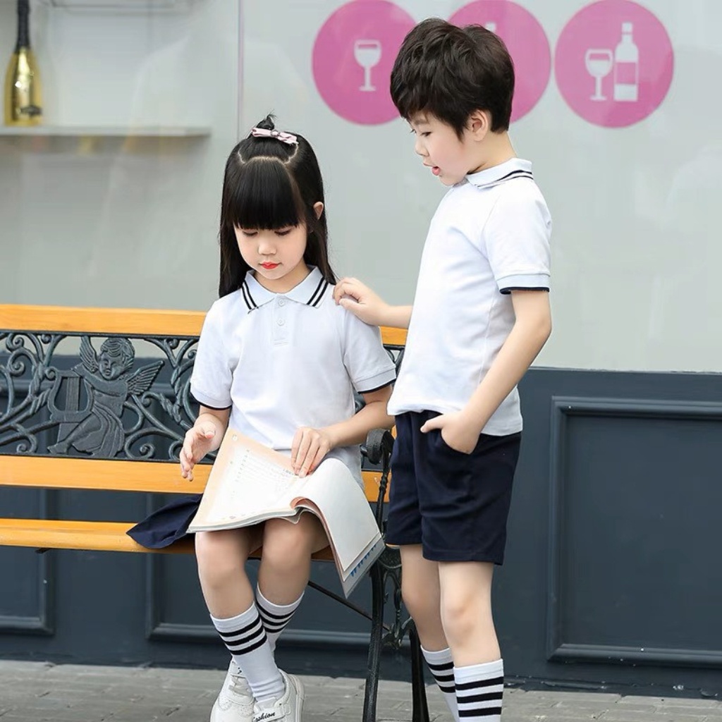 Áo polo trẻ em cao cấp A98 hàng xuất dư chất vải cá sấu cổ trụ cho bé trai bé gái thoáng mát sang size từ 8 - 40kg