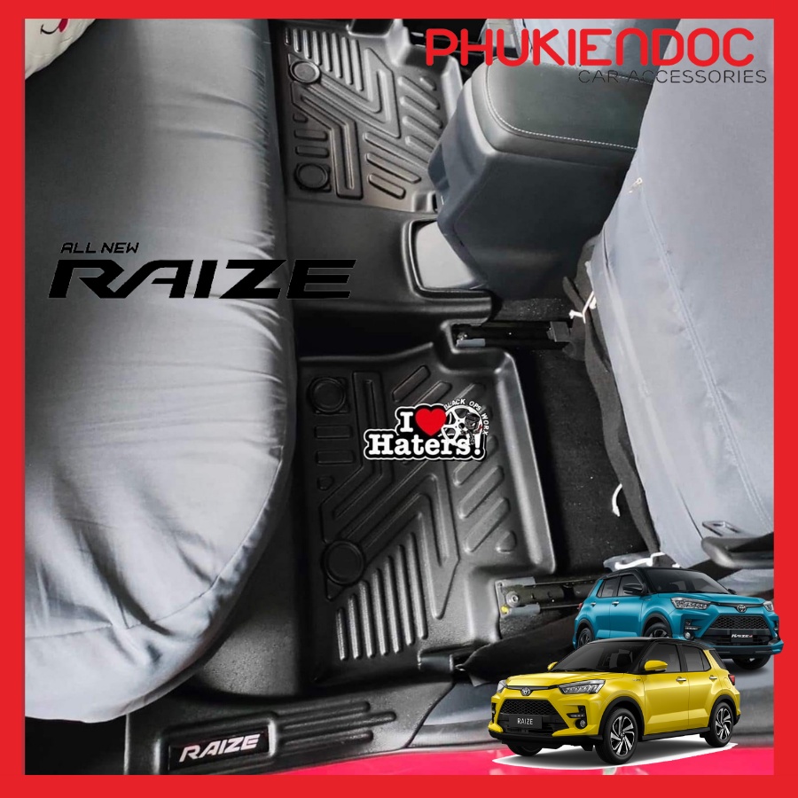 Lót sàn Toyota Raize 2020-2023 5D TPV  tràn viền