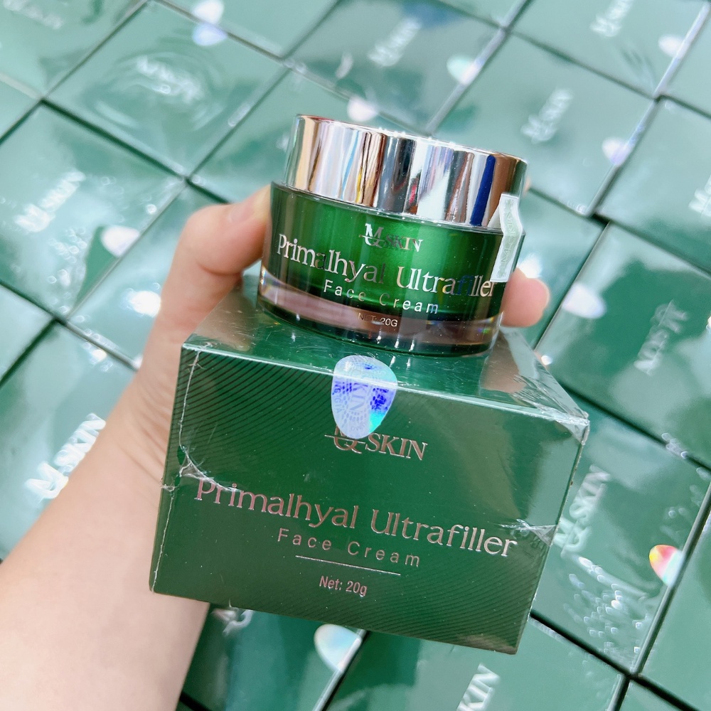 Kem HA filler mqskin primalhyal ultra filler face cream da căng bóng trắng hồng
